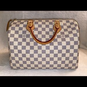 Louis Vuitton Speedy 30 Damier Azur